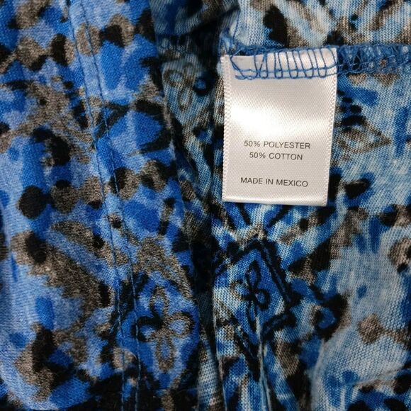 Kirra Womens Crop Tie Up Front Blue Size Small Boho Festival - Picture 6 of 7